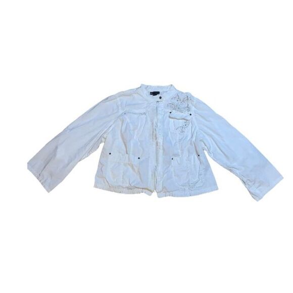 Lane Bryant Plus Size Full Zip Jacket - Picture 2 of 8